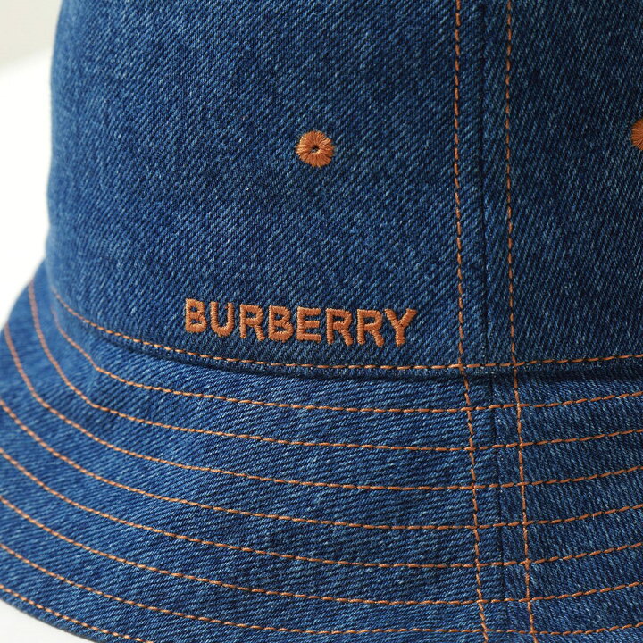 楽天市場】BURBERRY バーバリー バケットハット MH WASHED DENIM 