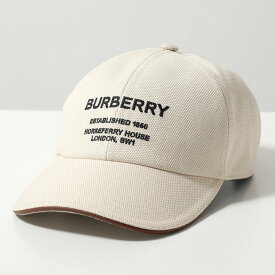 BURBERRY バーバリー ベースボールキャップ MH BBY HRSFRRY BSB CAP 8068037 レディース コットン キャンバス ロゴ 刺繍 帽子 A1395/NATURAL【po_sannn】