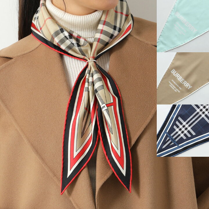 楽天市場】BURBERRY バーバリー スカーフ SS LOSANGE 8072100 8072131 
