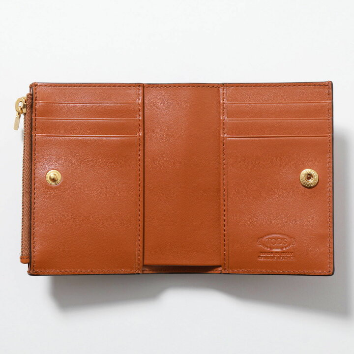楽天市場】TODS トッズ 二つ折り財布 T TIMELESS Tタイムレス 