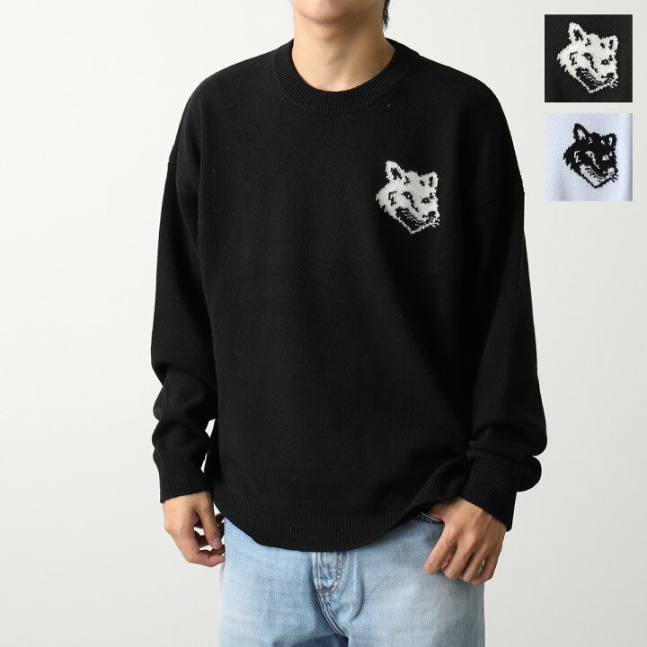 楽天市場】MAISON KITSUNE メゾンキツネ セーター FOX HEAD INTARSIA 
