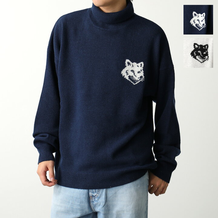 楽天市場】MAISON KITSUNE メゾンキツネ セーター FOX HEAD INTARSIA 