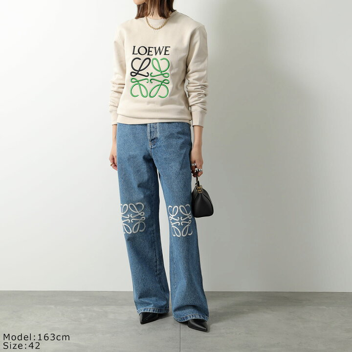 楽天市場】LOEWE ロエベ ジーンズ ANAGRAM BAGGY アナグラム バギー  