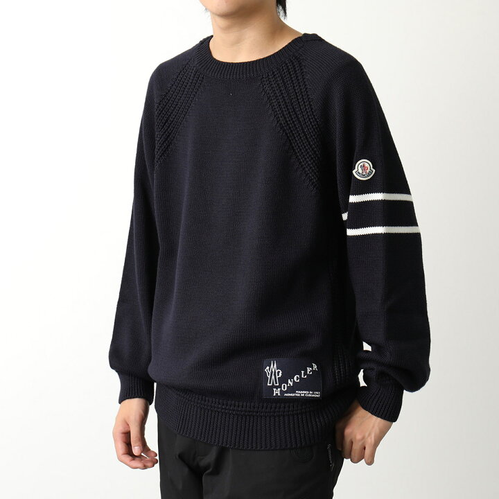 楽天市場】MONCLER モンクレール ニット 9C00019 M1121 メンズ クルー 