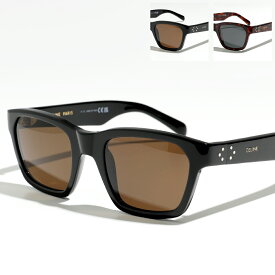 CELINE セリーヌ サングラス CL40206I レディース スクエア型 メガネ 眼鏡 ロゴ スモークレンズ アイウェア カラー2色