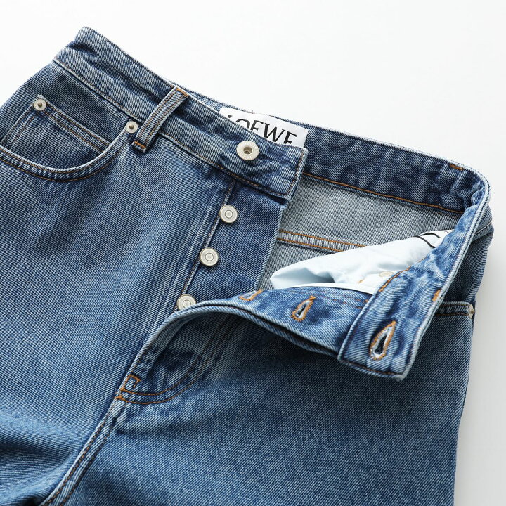 楽天市場】LOEWE ロエベ ジーンズ ANAGRAM BAGGY アナグラム バギー 