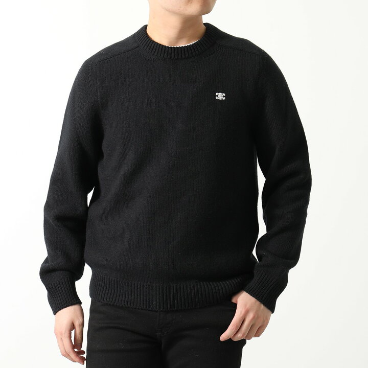 楽天市場】CELINE セリーヌ ニット PULL COL ROND BOXY TRIOMPHE 