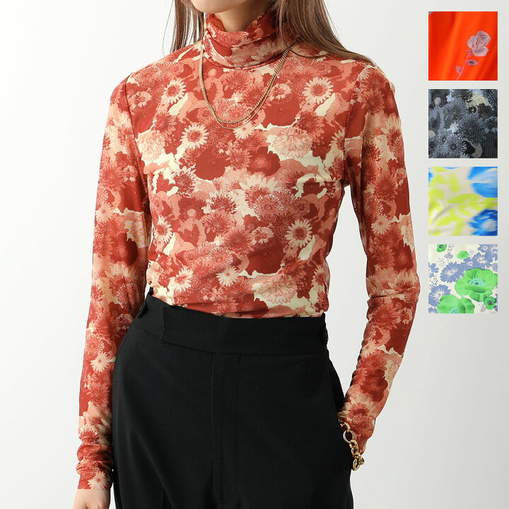 楽天市場】GANNI ガニー シアー トップス Printed Mesh Long Sleeve 