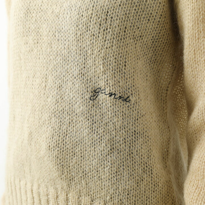 楽天市場】GANNI ガニー ニット Mohair O-neck Pullover K1918 2597 