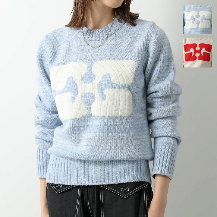 楽天市場】GANNI ガニー ニット Graphic O-neck Pullover Butterfly  