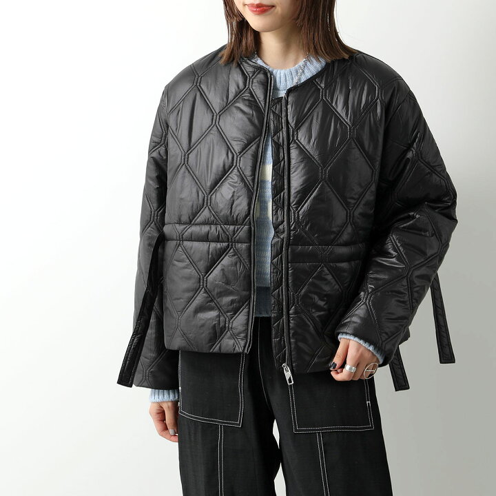 楽天市場】GANNI ガニー キルティングジャケット Shiny Quilt Jacket 