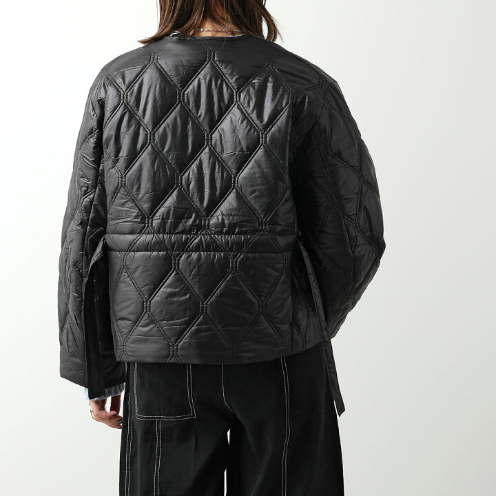楽天市場】GANNI ガニー キルティングジャケット Shiny Quilt Jacket 