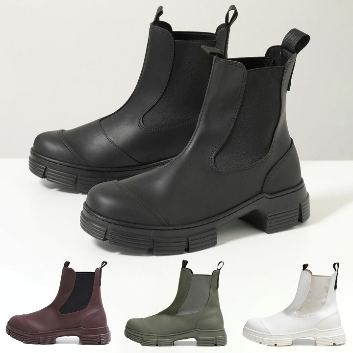 楽天市場】GANNI ガニー ショートブーツ Recycled Rubber City Boot 