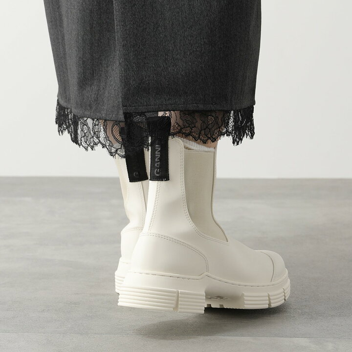 楽天市場】GANNI ガニー ショートブーツ Recycled Rubber City Boot 