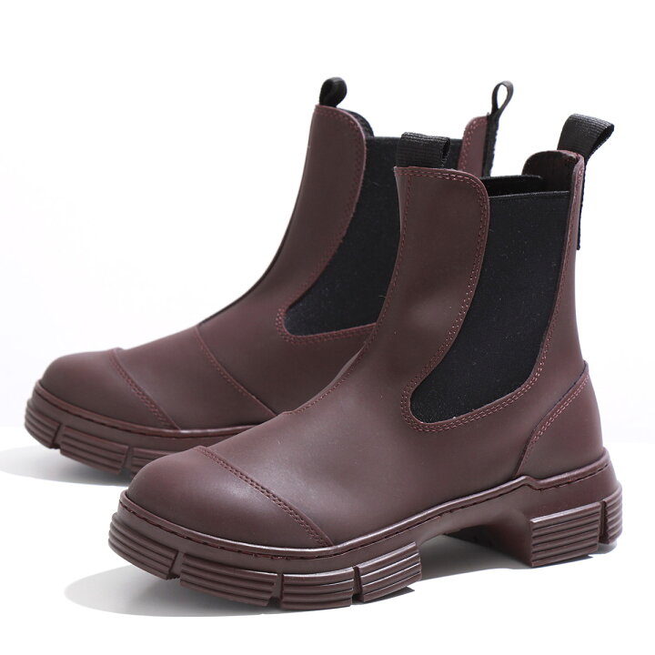 楽天市場】GANNI ガニー ショートブーツ Recycled Rubber City Boot 