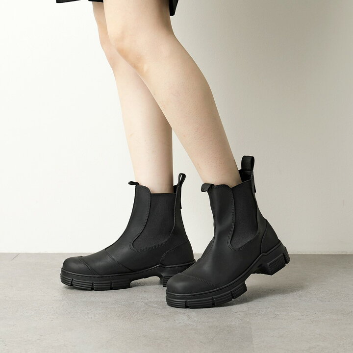 楽天市場】GANNI ガニー ショートブーツ Recycled Rubber City Boot 