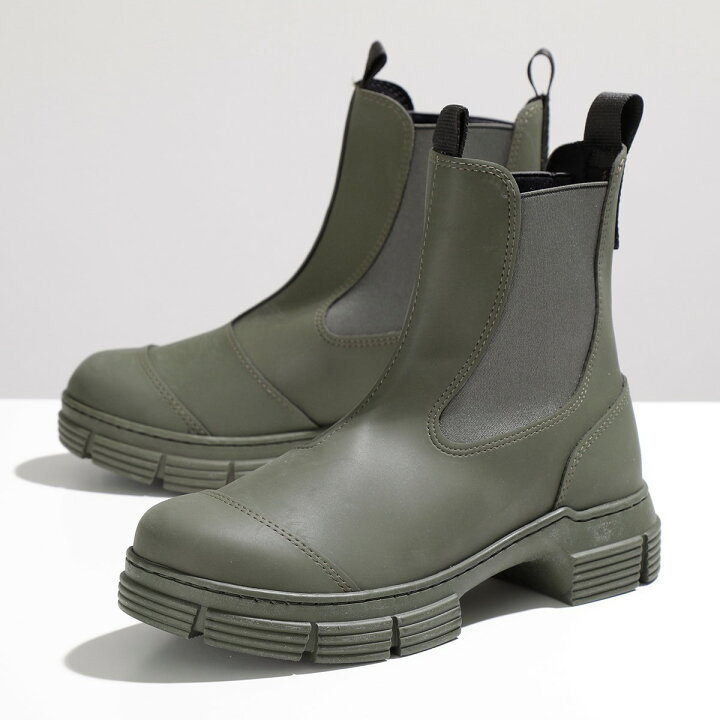 楽天市場】GANNI ガニー ショートブーツ Recycled Rubber City Boot 