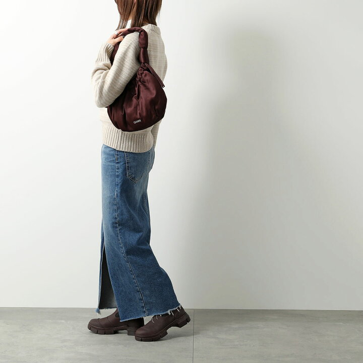 楽天市場】GANNI ガニー ハンドバッグ Occasion Small Hobo A5052 5855 