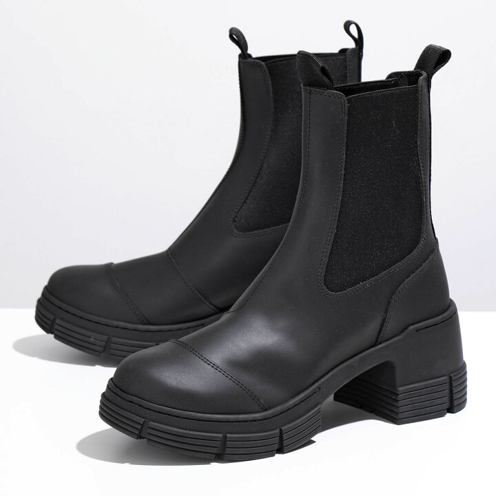 楽天市場】GANNI ガニー ショートブーツ Recycled Rubber Heeled City 