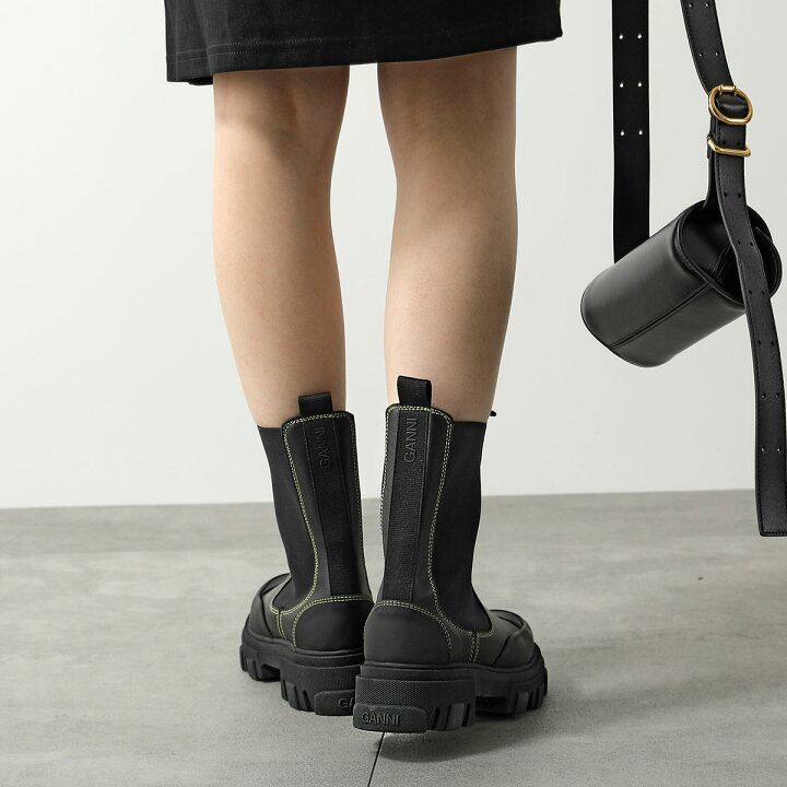 楽天市場】GANNI ガニー ショートブーツ Mid Chelsea Boot Yellow 