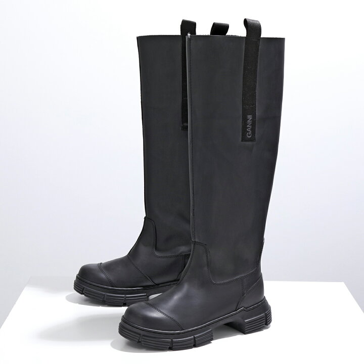 楽天市場】GANNI ガニー ロングブーツ Recycled Rubber Country Boot 