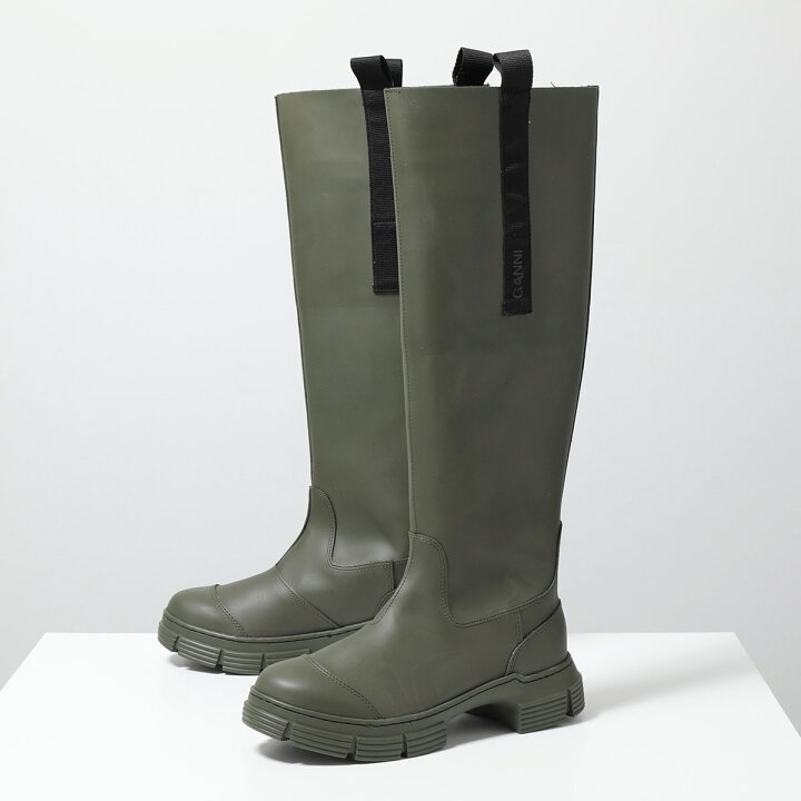 楽天市場】GANNI ガニー ロングブーツ Recycled Rubber Country Boot 