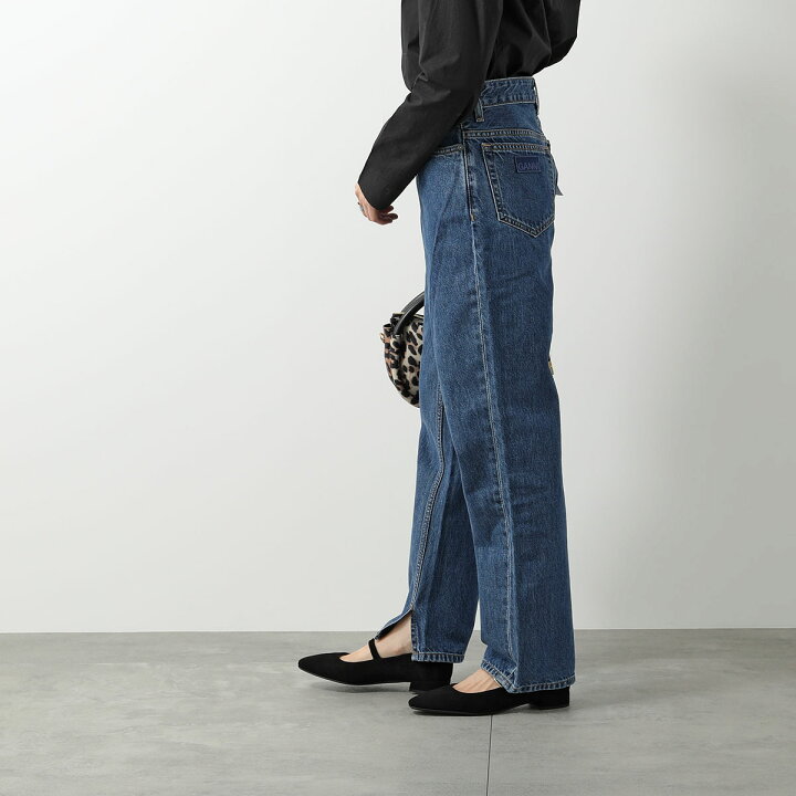楽天市場】GANNI ガニー ジーンズ Rigid Denim Figni フィニ J1147 