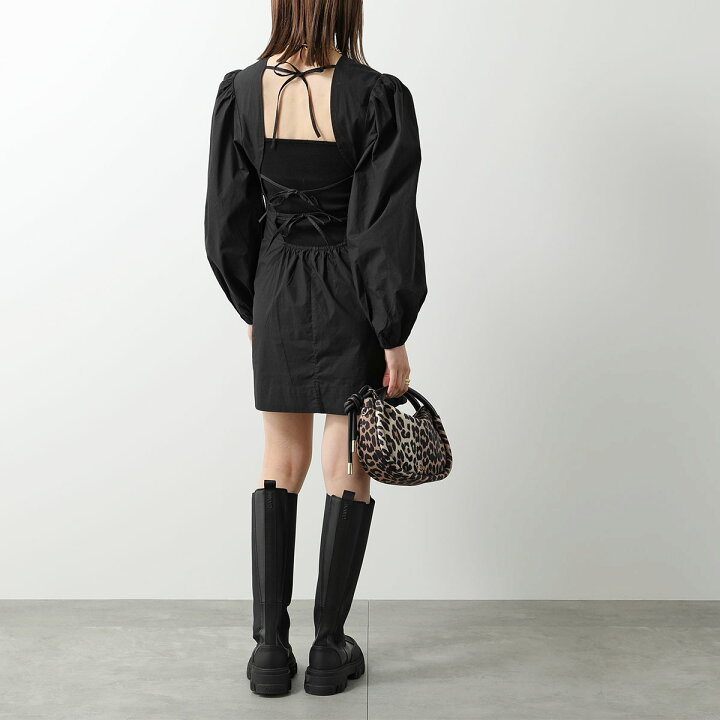 楽天市場】GANNI ガニー ワンピース Cotton Poplin Open Back  