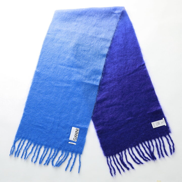 楽天市場】GANNI ガニー マフラー Mohair Gradient Scarf A5279  
