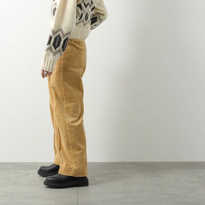 楽天市場】GANNI ガニー ワイドパンツ Corduroy Relaxed Pleated PANTS  