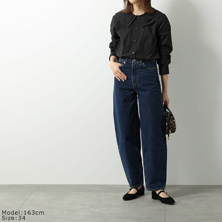 楽天市場】GANNI ガニー シャツ Cotton Poplin Double-Collar Shirt 