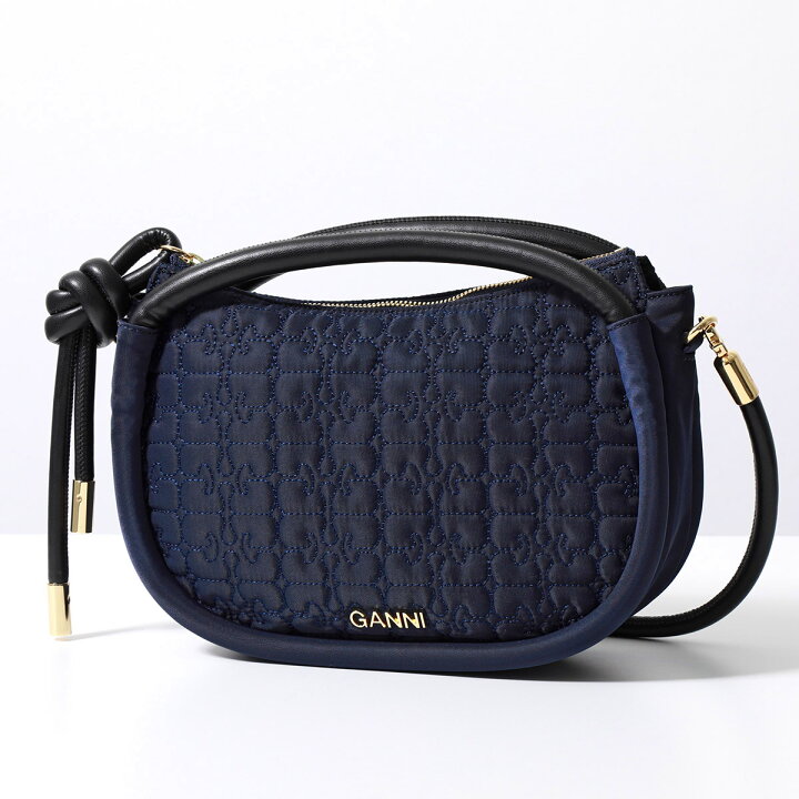 楽天市場】GANNI ガニー ハンドバッグ Knot Mini Bag Quilted A5173  