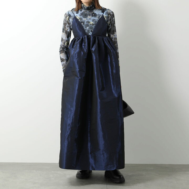 楽天市場】GANNI ガニー キャミワンピース Shiny Taffeta Strap Dress  