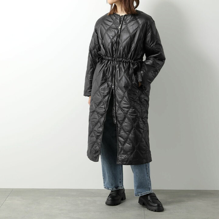 楽天市場】GANNI ガニー キルティングコート Shiny Quilt Long Coat 