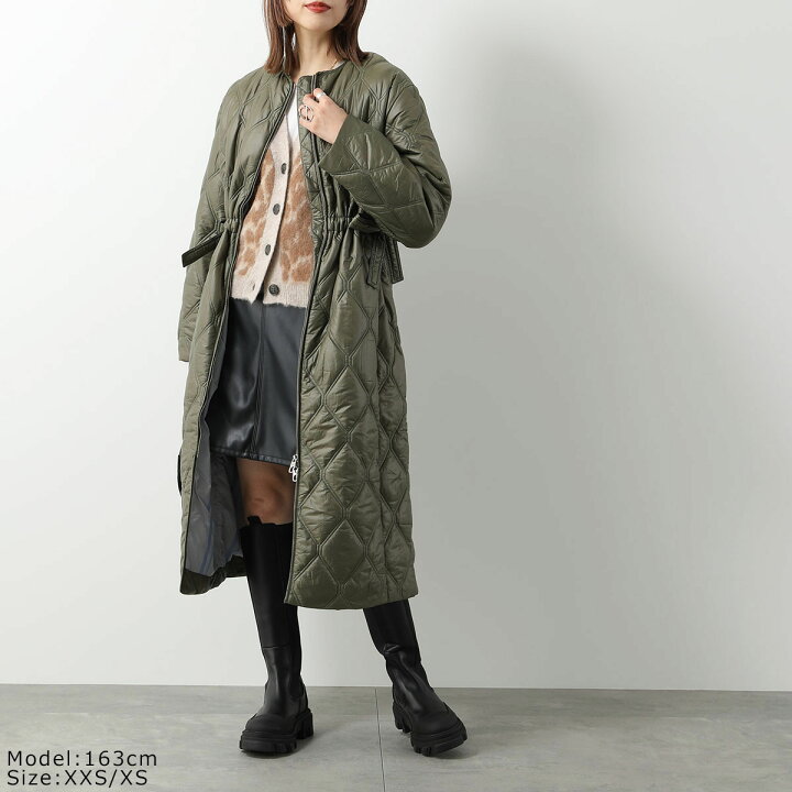 GANNI ガニー パテッド ロング コート ジャケット 楽天市場】GANNI 