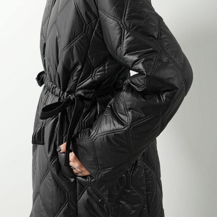楽天市場】GANNI ガニー キルティングコート Shiny Quilt Long Coat  