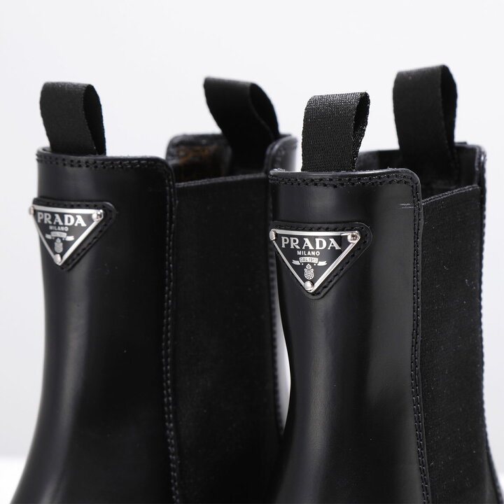 楽天市場】PRADA プラダ サイドゴアブーツ モノリス 1T256N B4L 