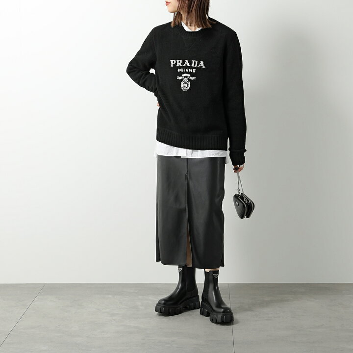 楽天市場】PRADA プラダ サイドゴアブーツ モノリス 1T256N B4L 