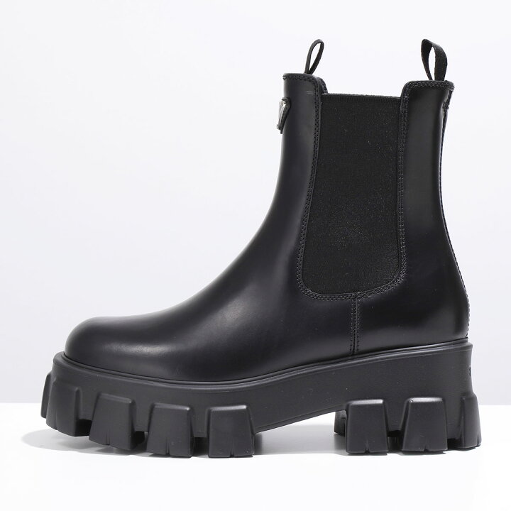 楽天市場】PRADA プラダ サイドゴアブーツ モノリス 1T256N B4L 