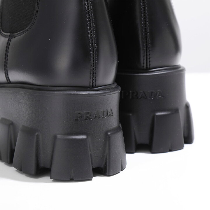 楽天市場】PRADA プラダ サイドゴアブーツ モノリス 1T256N B4L 