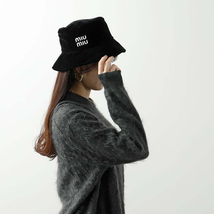 楽天市場】MIUMIU ミュウミュウ バケットハット 5HC196 068 レディース  