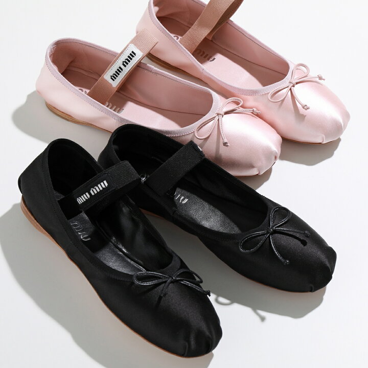 楽天市場】 MIUMIU ミュウミュウ バレエシューズ 5F794D QU6  