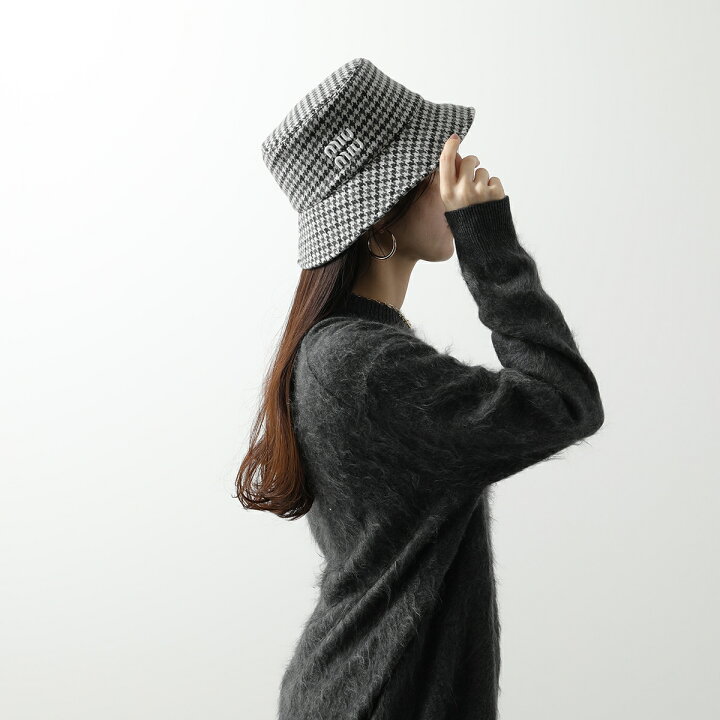 楽天市場】MIUMIU ミュウミュウ バケットハット 5HC196 2F87  