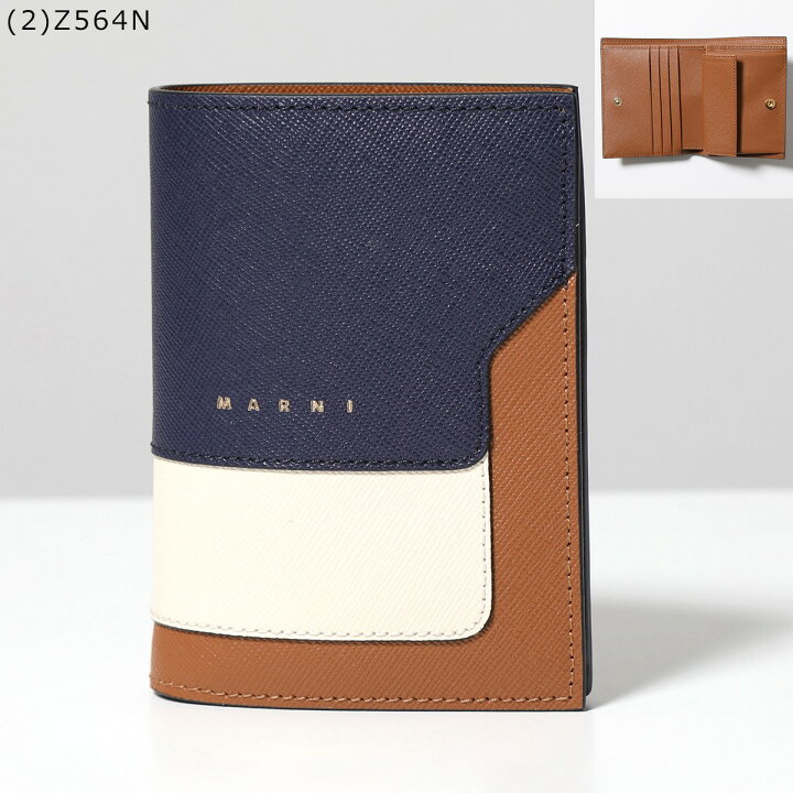 楽天市場】MARNI マルニ 二つ折り財布 PFMOQ14U13 LV520 レディース 