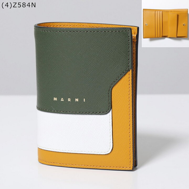 楽天市場】MARNI マルニ 二つ折り財布 PFMOQ14U13 LV520 レディース 
