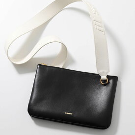 JIL SANDER ジルサンダー ショルダーバッグ LINK LG W WIDE SHOULDER リンク J08WG0022 P4845 メンズ レザー クロスボディ 鞄 001/BLACK