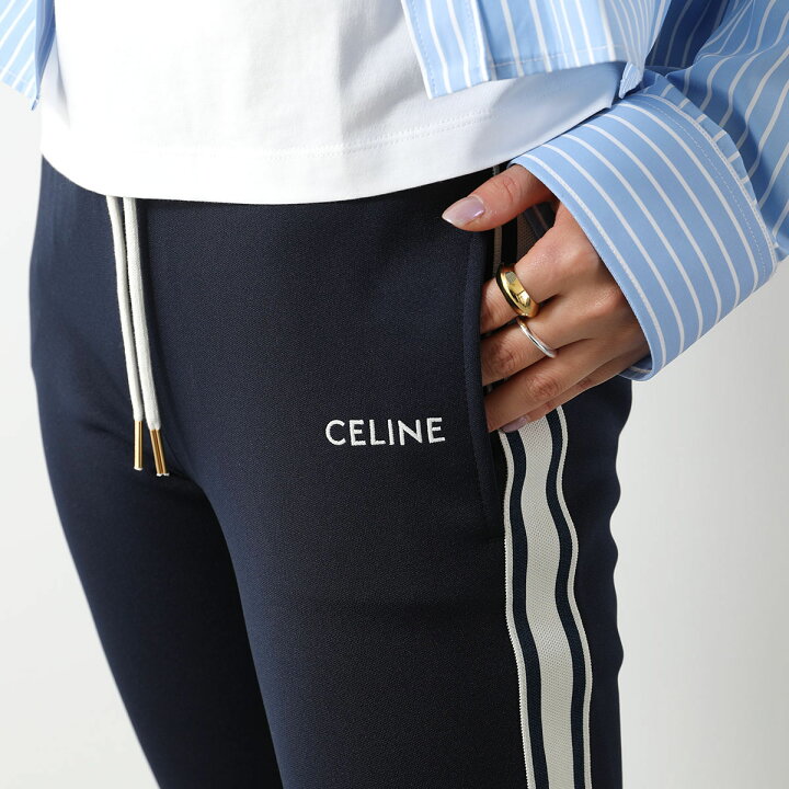 楽天市場】CELINE セリーヌ トラックパンツ 2Z489121O.07XA レディース  