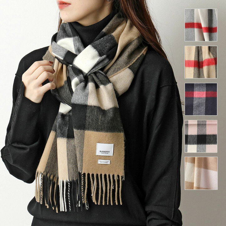 楽天市場】BURBERRY バーバリー マフラー HALF MEGA CHECK CASHMERE 