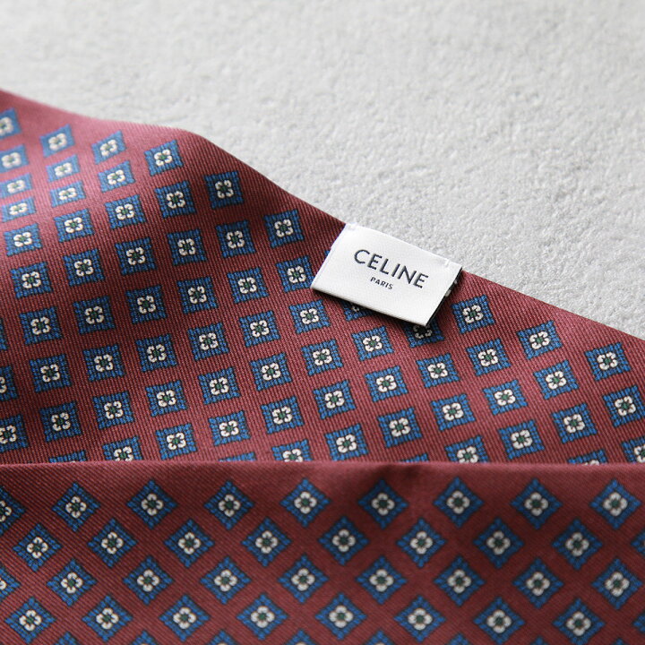 楽天市場】CELINE セリーヌ スカーフ 2AWV8022W.28BX メンズ シルク  