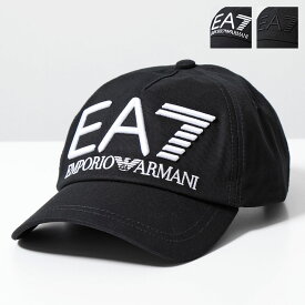 EA7 EMPORIO ARMANI エアセッテ エンポリオアルマーニ ベースボールキャップ Logo Series 245091 CC980 メンズ コットン ロゴ 刺繍 帽子 カラー2色